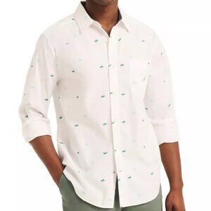 Nautica Men's Classic-Fit Colorful Palm Tree Print Oxford Shirt (NWT)